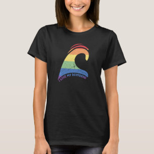 LGBT sind wir in Liebe #1 Halbherz für homosexuell T-Shirt