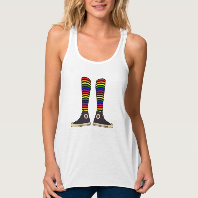 LGBT Socken Tank Top (Vorderseite)