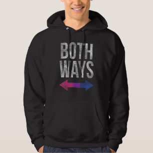 LGBT Stolz Bisexuelle Liebe in beide Richtungen Pf Hoodie