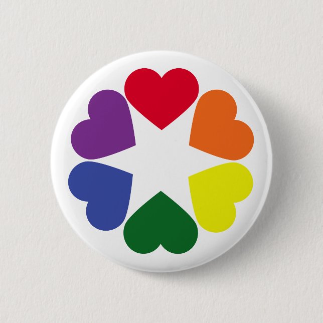 LGBT-Stolz Button (Vorderseite)