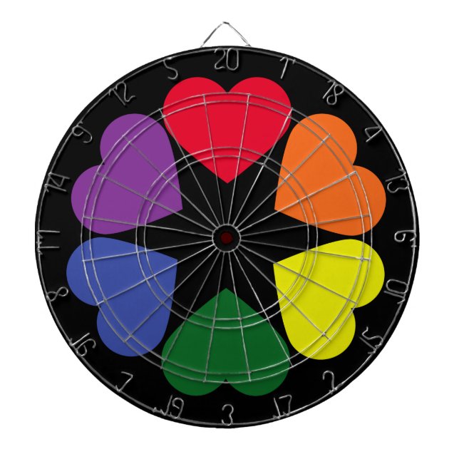 LGBT-Stolz Dartscheibe (vorne)