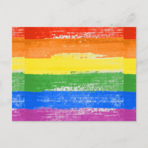 LGBT Stolz Farbe Postkarte