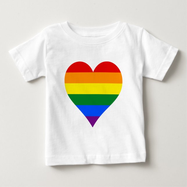 LGBT Stolz Herz T-Shir Baby T-shirt (Vorderseite)