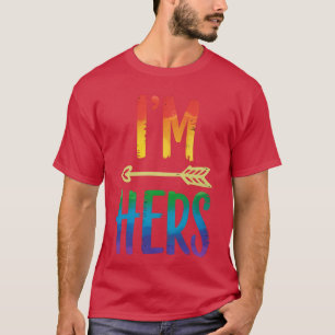 LGBT Stolz Ich bin ihr, sie ist mein Lesben-Paar p T-Shirt