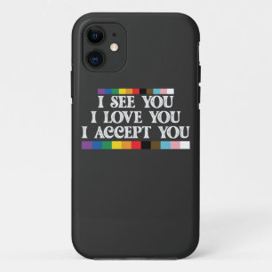 LGBT-Stolz Ich sehe Liebe akzeptieren Sie Unterstü Case-Mate iPhone Hülle