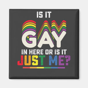 LGBT Stolz Ist Es Schwul Hier Drin Oder Bin Ich Es Magnet