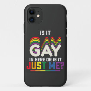 LGBT Stolz Ist es Schwul hier drinnen oder bin es  Case-Mate iPhone Hülle