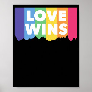 LGBT+Stolz. Liebe gewinnt. Que. Poster