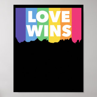 LGBT+Stolz. Liebe gewinnt. Que. Poster
