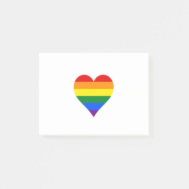 LGBT-Stolz Post-it Klebezettel (Vorderseite)