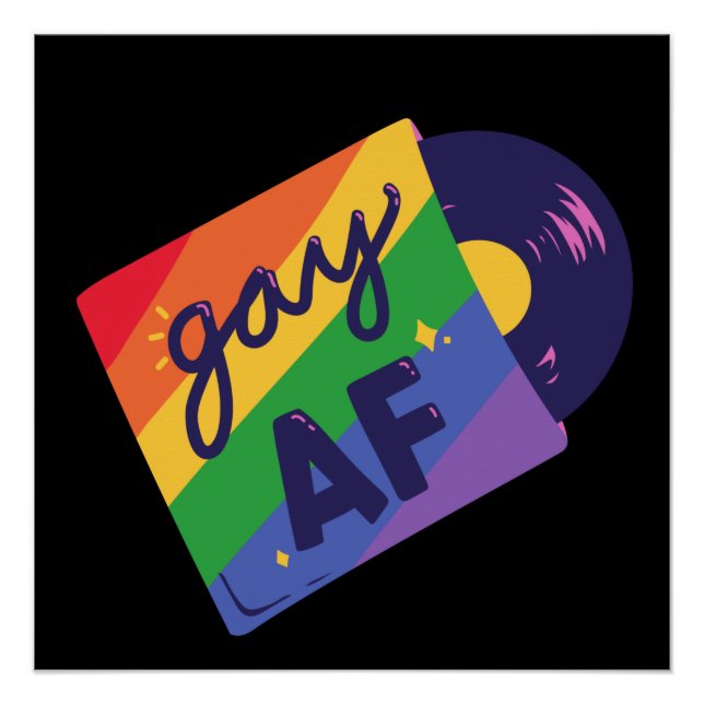 LGBT+Stolz. que , homosexuelle Liebe.Gay Poster (Vorderseite)