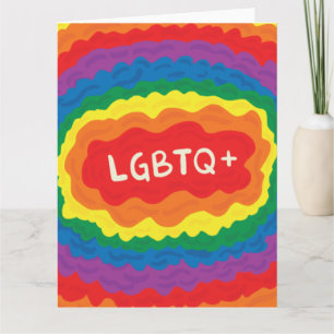 LGBT+Stolz. que, Regenbogenfarbe. Karte