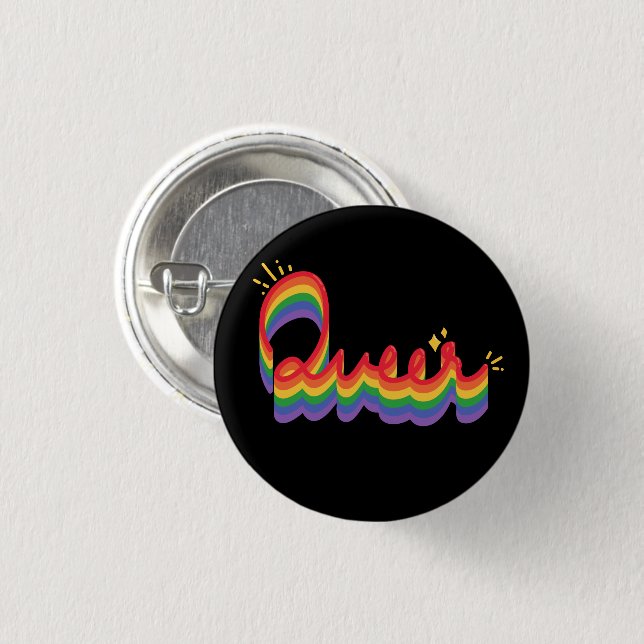 LGBT+ Stolz. Quee Liebe. Button (Vorne & Hinten)