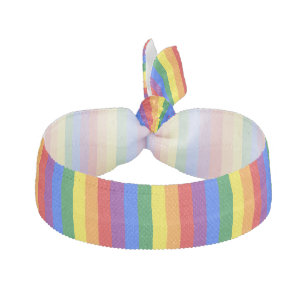 LGBT Stolz-Regenbogen-Flaggen-Farben Haarschleife