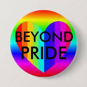 LGBT 'Stolz' Regenbogenfarben Knopf Button