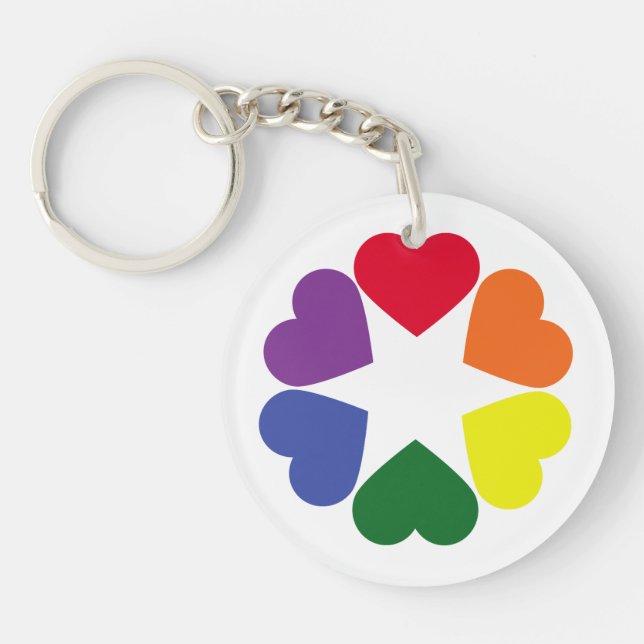 LGBT-Stolz Schlüsselanhänger (Vorderseite)