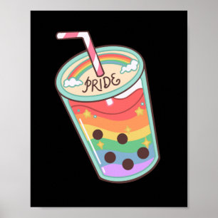 LGBT+Stolz. Schütteln der Regenbogen-Liebe. Poster