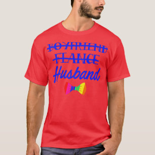LGBT-Stolz Schwule Junggesellenparty Freund Verlob T-Shirt