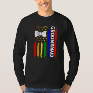LGBT-Stolz Schwule Junggesellenparty Verlobung T-Shirt