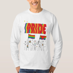 LGBT+Stolz. Stolz auf die quee schwule Liebe. T-Sh T-Shirt