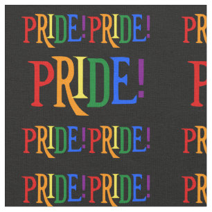 LGBT-Stolz-Textschild Stoff