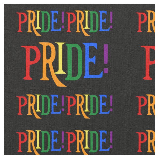 LGBT-Stolz-Textschild Stoff (Nahaufnahme)
