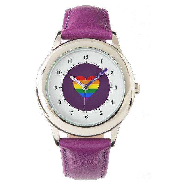 LGBT Stolz Wristwatch Armbanduhr (Vorderseite)