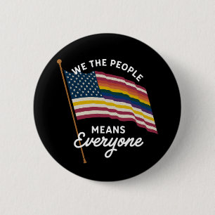 LGBT-Stolzparade Wir das Volk bedeutet jeden Button