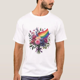 LGBT-Strauß für Blume T-Shirt