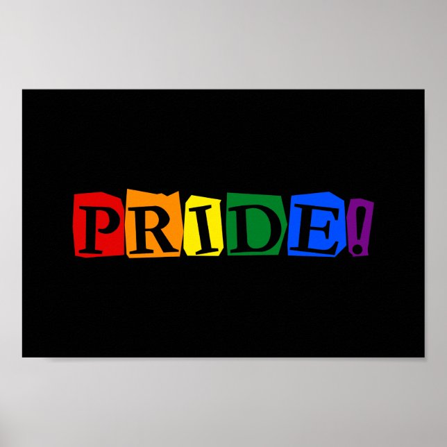 LGBT-Strichzeichen Poster (Vorne)