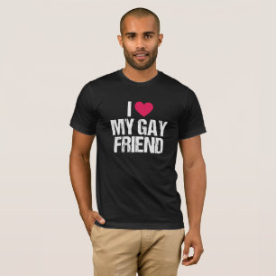 LGBT Support Geschenk I Liebe Mein Gay Friend Bekl T-Shirt