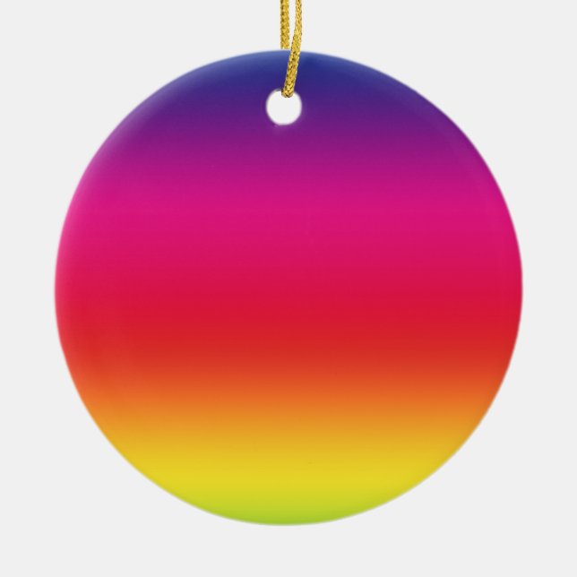 LGBT-Symbol für soziale Bewegung Keramik Ornament (Vorne)