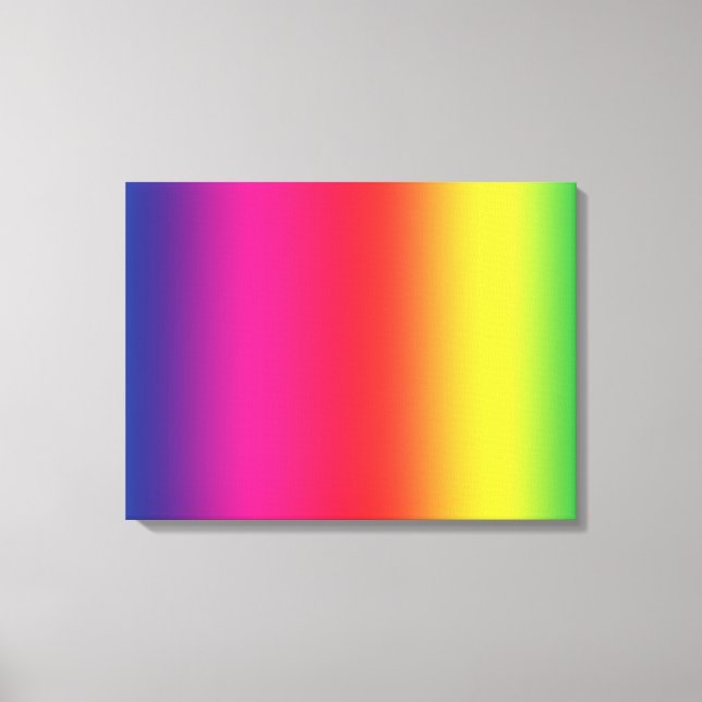 LGBT-Symbol für soziale Bewegung Leinwanddruck (Vorderseite)