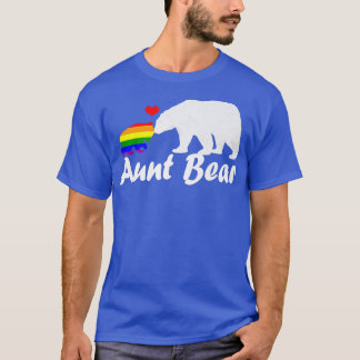 Lgbt Tante Bear Gay Pride Gleiche Rechte Regenboge T-Shirt