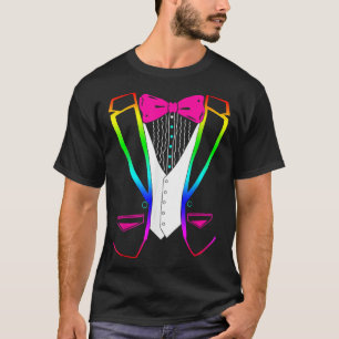 LGBT Tuxedo Kostüm Party Tux T-Shirt