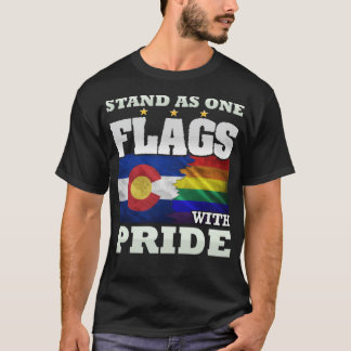 LGBT- und Colorado-Staat T-Shirt