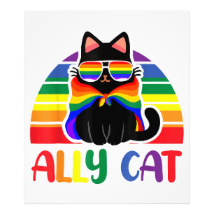 LGBT Unterstützer Katze Sei Freundlich Schwule Reg Fotodruck
