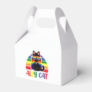 LGBT Unterstützer Katze Sei Freundlich Schwule Reg Geschenkschachtel