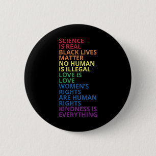 LGBT-Unterstützer-Shirt Button