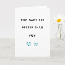 LGBT Vads Schwule Tag Zwei Väter niedlich, modern