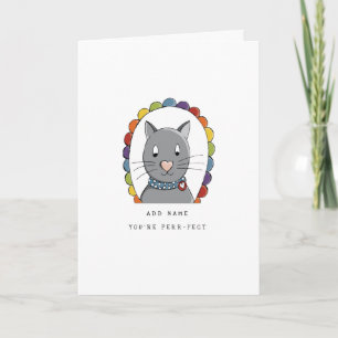 LGBT   Valentine   Katze   Stolz   Feiertagskarte