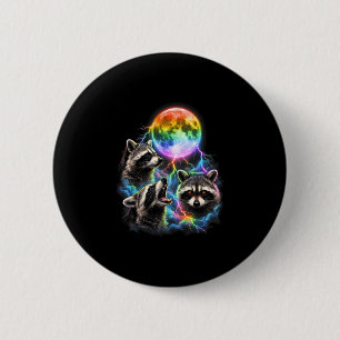 Lgbt-Waschbär-Schwarzmarkt bisexuell lesbisch schw Button