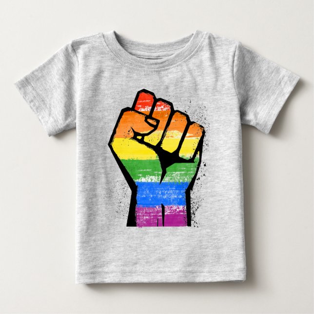 LGBT-Widerstand Baby T-shirt (Vorderseite)