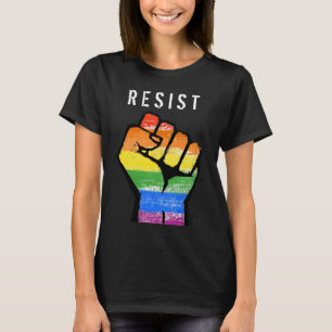LGBT-Widerstand Faust T-Shirt