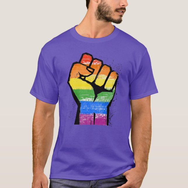 LGBT-Widerstandsfalte T-Shirt (Vorderseite)