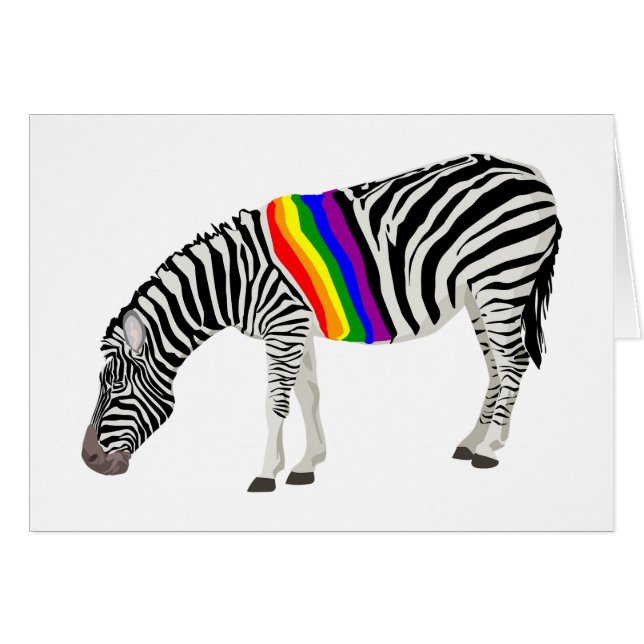LGBT Zebra (Vorderseite (Horizontal))