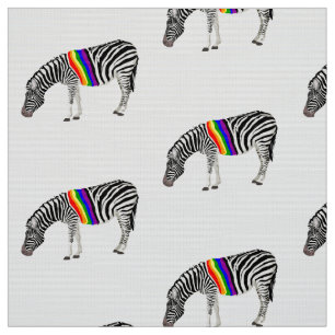 LGBT Zebra Stoff