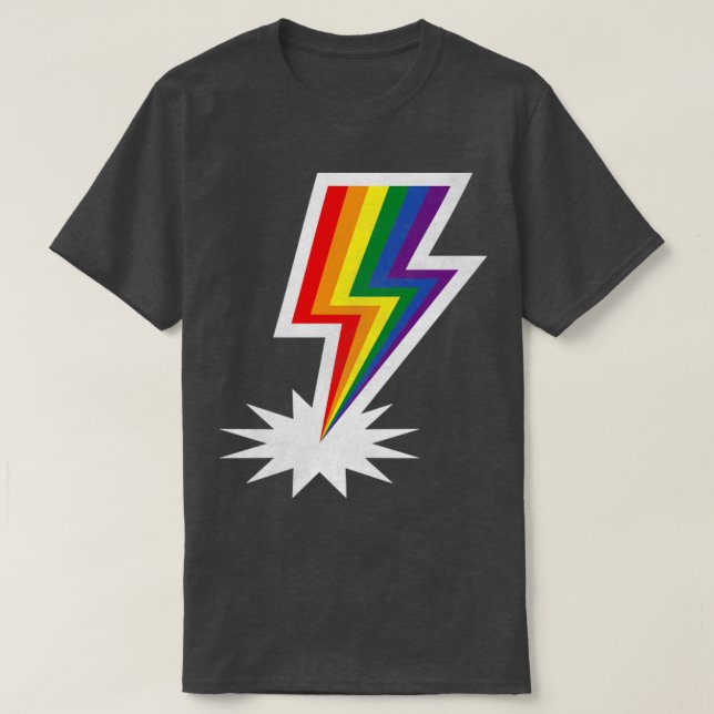 LGBTIQ-Blitz T-Shirt (Design vorne)
