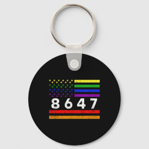 Lgbtq 8647 86 47 Anklagen 47 Widerstehen 8647 Lust Schlüsselanhänger