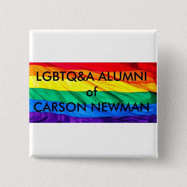 LGBTQ&A Schüler von Carson-Newman Knöpfen Button (Vorderseite)